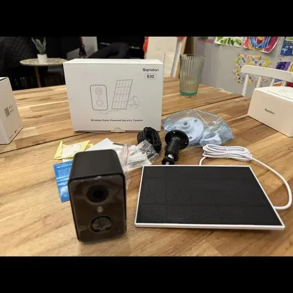 Septekon 2K Security Cameras Wireless Outdoor, Solar Camera for Home Security - Picture 1 of 6